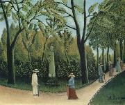 The Chopin Memorial in the Luxembourg Garden Henri Rousseau